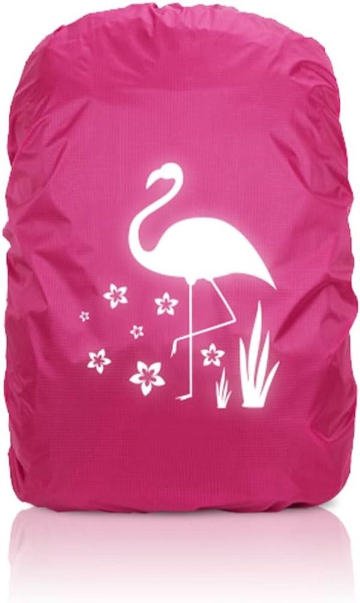 Inovra Plus - Regenhoes 35 liter rugzak: waterdicht, reflecterend, regenbescherming - schooltas cover met reflector voor jongens en meisjes - beginners.