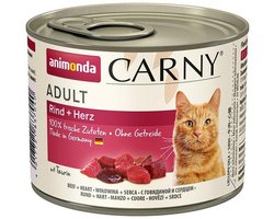 Animonda Carny Adult - Rund met Hart - 6 x 200 g