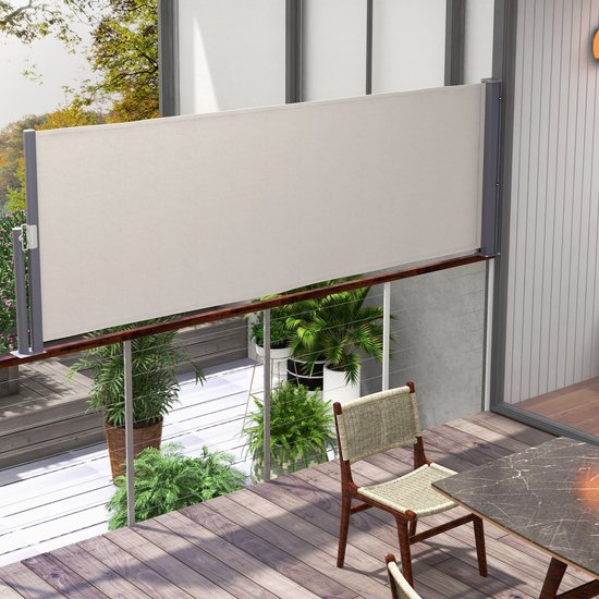 Parya Garden - Zonwering - 180 x 300 cm - Antraciet - Leen Bakker
