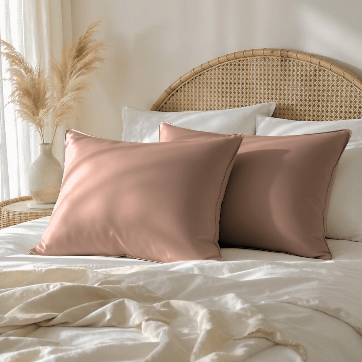 Dreamers Den Kussensloop TENCEL™ Lyocell - brique - 60 x 70 cm