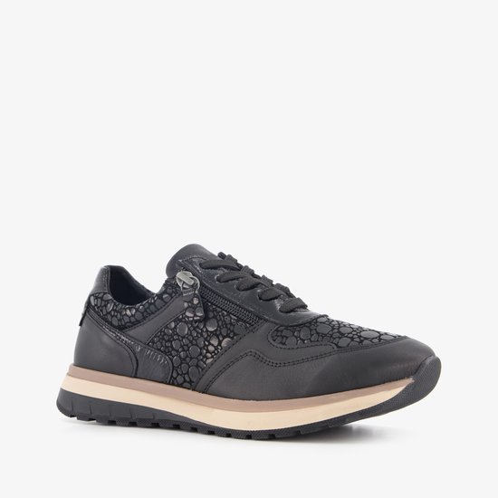 Baskets femme en cuir Hush Puppies noires - Pointure 37 - Semelle amovible