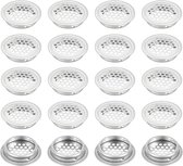 Zwart ventilatierooster rond 35 mm kopen? - Meubelbeslag Online