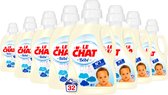 Le Chat Gel Bebe - Lessive Liquide - Pack Économique - 8 x 32 Lavages