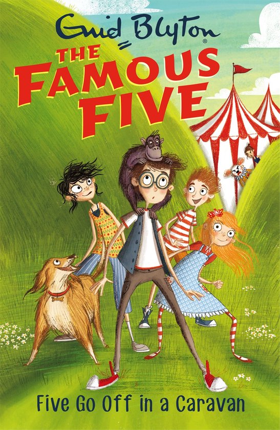Famous Five 5 - Five Go Off In A Caravan - cover