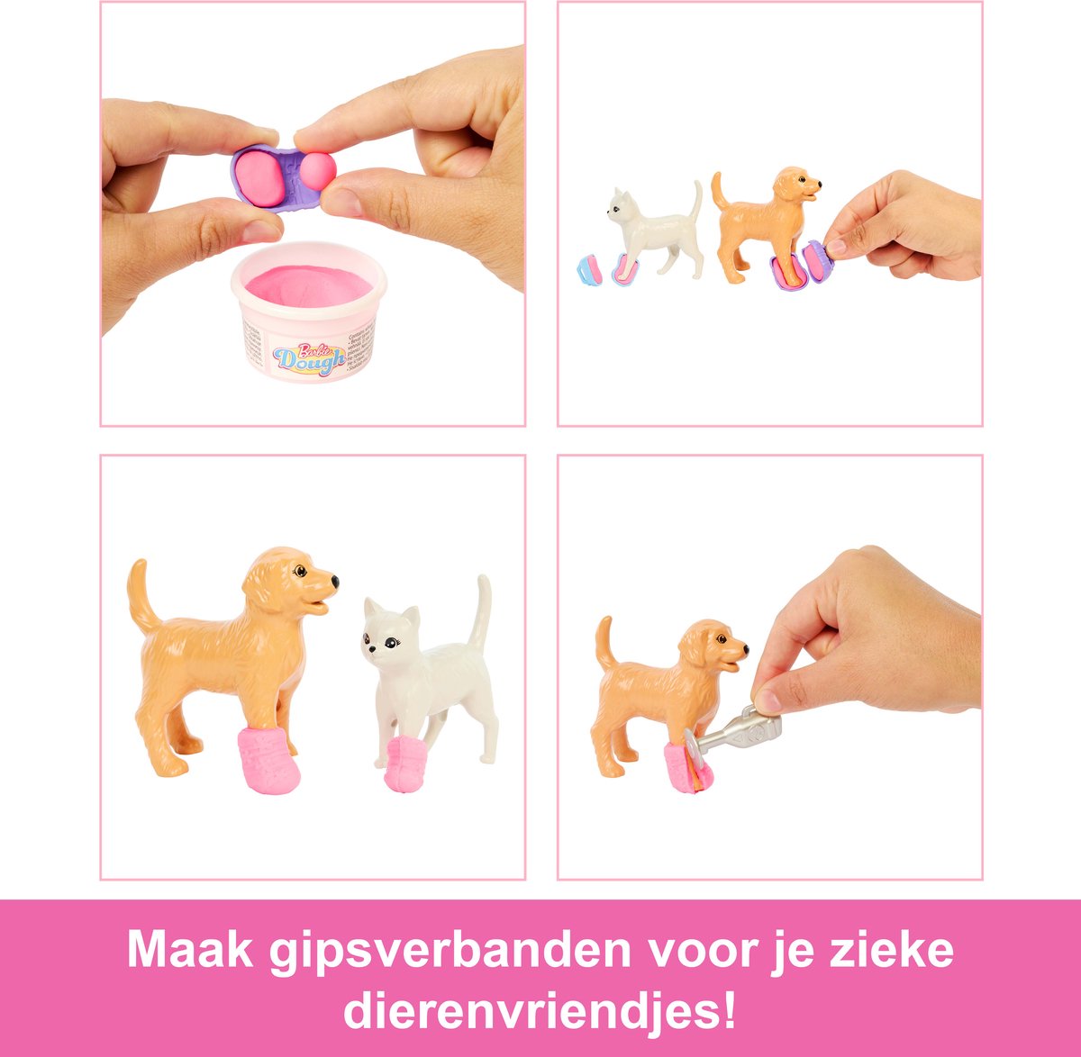 Barbie Careers Snelgips Dierenkliniek - Barbiepop — afbeelding 3