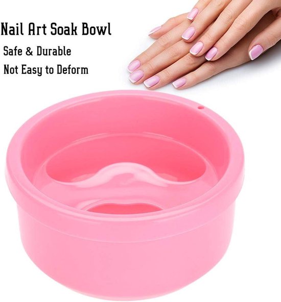 Dip kom voor manicure - Verwijder verdikte nagellak en kunstnagels - Manicure gereedschap — afbeelding 2