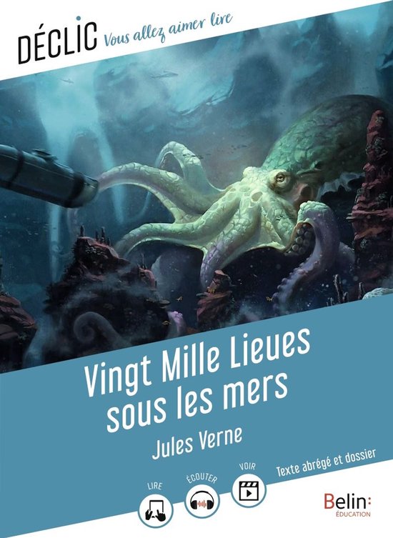 Vingt Mille Lieues sous les mers (Texte abrégé) - cover