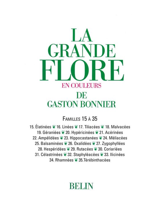La grande Flore 5 - La grande Flore (Volume 5) - Famille 15 à 35