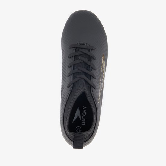 Chaussures de football enfant Dutchy FG noires - Pointure 35 - Semelle amovible