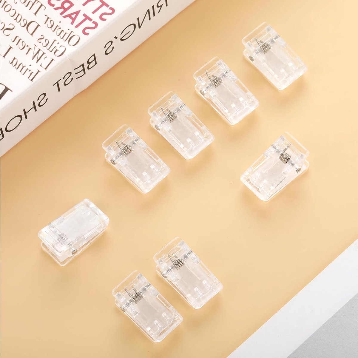 Lot De 30 Clips Muraux Transparents – Pour Affiches, Photos, Sans Perçage, Sans Abîmer Le Mur - 6