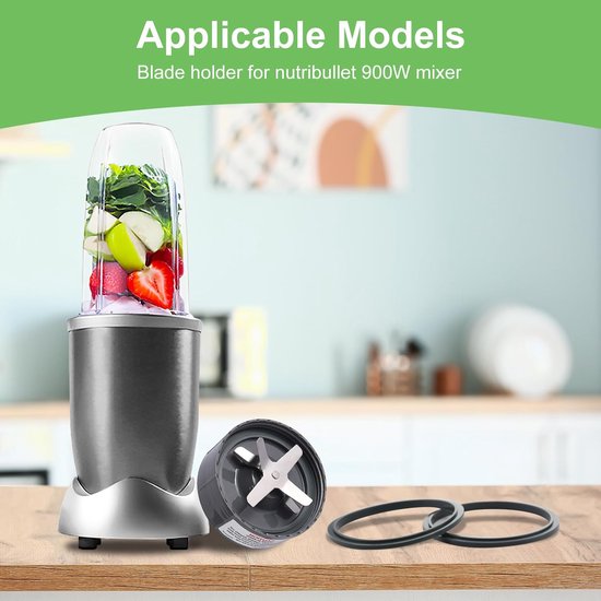 6 Stuks Blenderpakkinge - Afdichtring - Blender Vervangende Onderdelen - Water Bestendige Sluitring - O-Ring Afdichting Pakkingaccessoires - Siliconen - Geschikt Voor Nutri Bullet Nutribullet 600w/900w Blender Pakkingen - Grijs van Merkloos — afbeelding 4