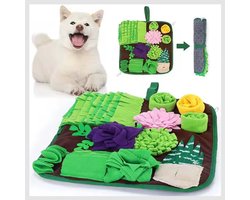 Snuffelmat Hond - Interactief Speelgoed - Honden Speelgoed - Katten Speelgoed - Kattenspeelgoed - Speelgoed Intelligentie - Opvouwbaar 40x40