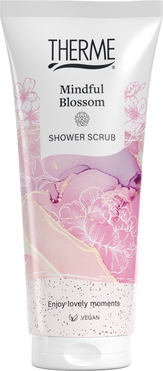 THERME Mindful Blossom Shower Scrub 200ml