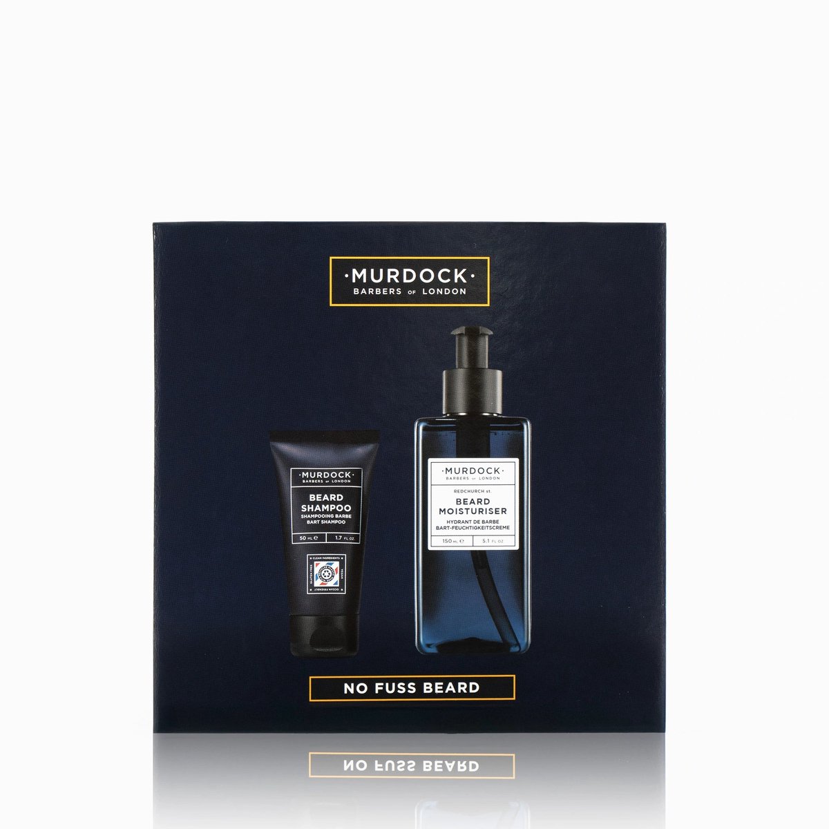 Murdock London - No Fuss Beard Gift Set - Shampoo en Moisturizer