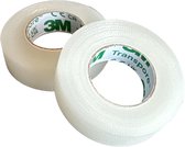 3M Transpore (2 stuks) 1,25cmx9,1m transparante plastic tape