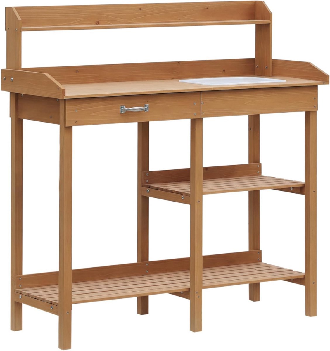 DailySupplies® Plantentafel - Plantenrek Buiten - Plantensteun - Plantenstandaard - Hout