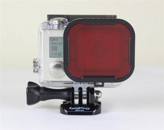 Polar Pro Aqua Red filter voor GoPro Hero3+ en Hero4