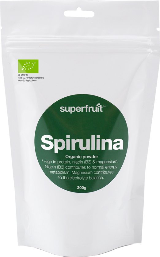 Superfruit - Biologisch Spirulina poeder (200g)