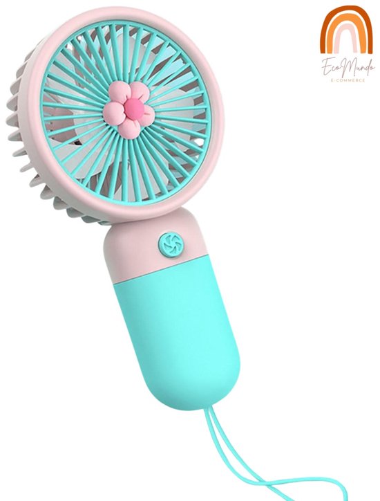 Draagbare Handventilator met Bloemdesign – Portable Flower Handheld Fan ...