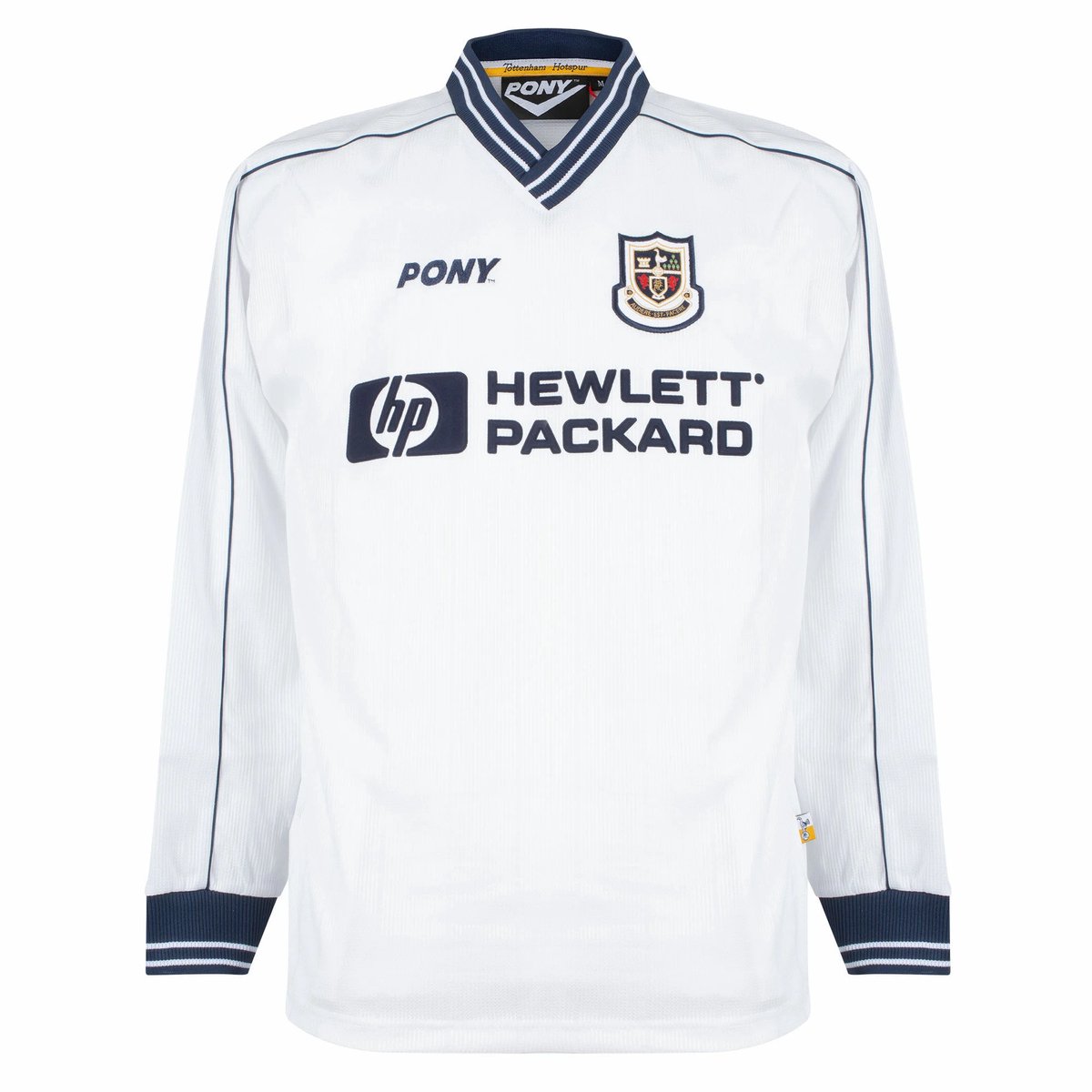 Pony - Tottenham Hotspur Retro Voetbalshirt 1996-1998 (Lange Mouwen) - XL