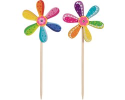 Goki windmolen bloem - kleurrijk buitenspeelgoed voor kinderen.