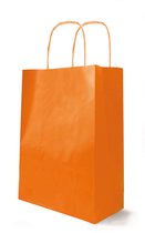 Papieren tasjes effen – 35+14×44 cm – 25 st – 90 g/m²/m2