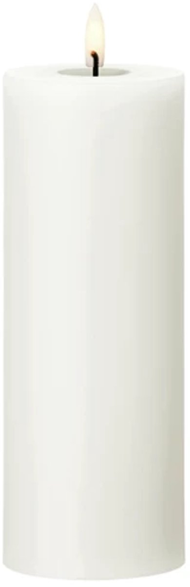 Ester & Erik Led Pillar kaars H20cm silky wit