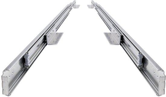 Set de glissières de tiroir + supports de tiroir 30 cm 12" entièrement extensibles et capacité de charge de 250 kg 2 pièces. glissières de tiroir de camping-car robustes 300 mm 12 pouces support de tiroir en aluminium à angle droit