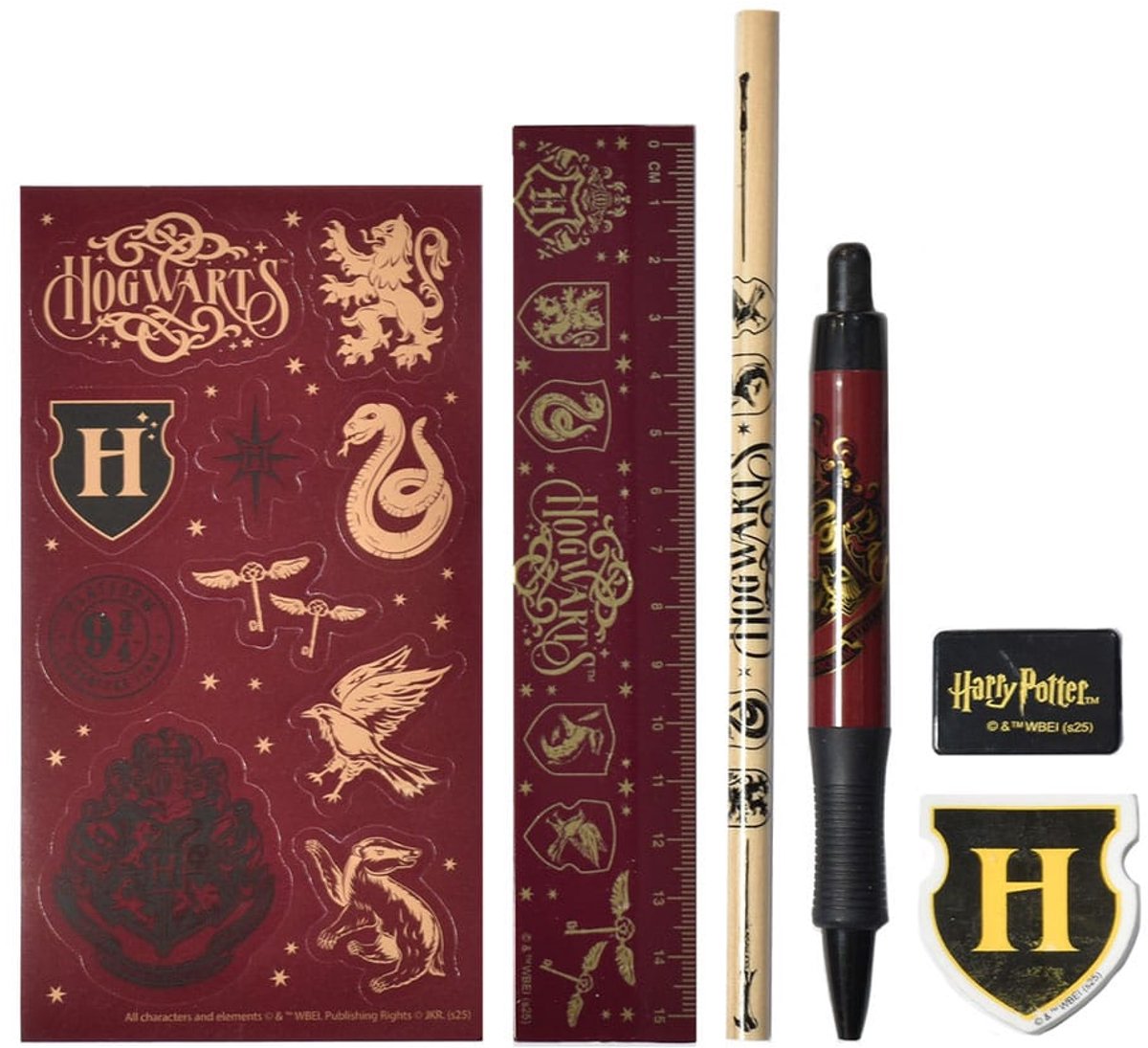 Blue Sky Studios Harry Potter Stationery Set 6-Pack Magical Locations Stationery