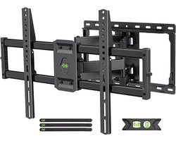 USX-MOUNT wandmontage draaibaar kantelbaar voor 47-84 inch LED, LCD, Plasma met Max.VESA 600x400mm, montage met uitschuifbare ultrasterke dubbele arm tot 60kg, montage