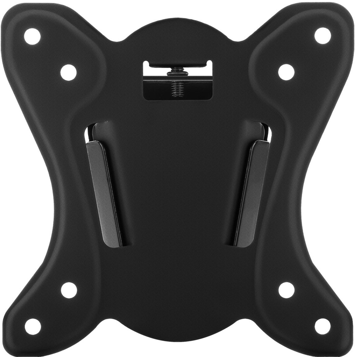 deleyCON Universele TV & Monitor Muurbeugel 13"-27" (33-69cm) - tot 25Kg - tot VESA 100x100mm - Muurafstand slechts 15mm - TV Monitorbeugel