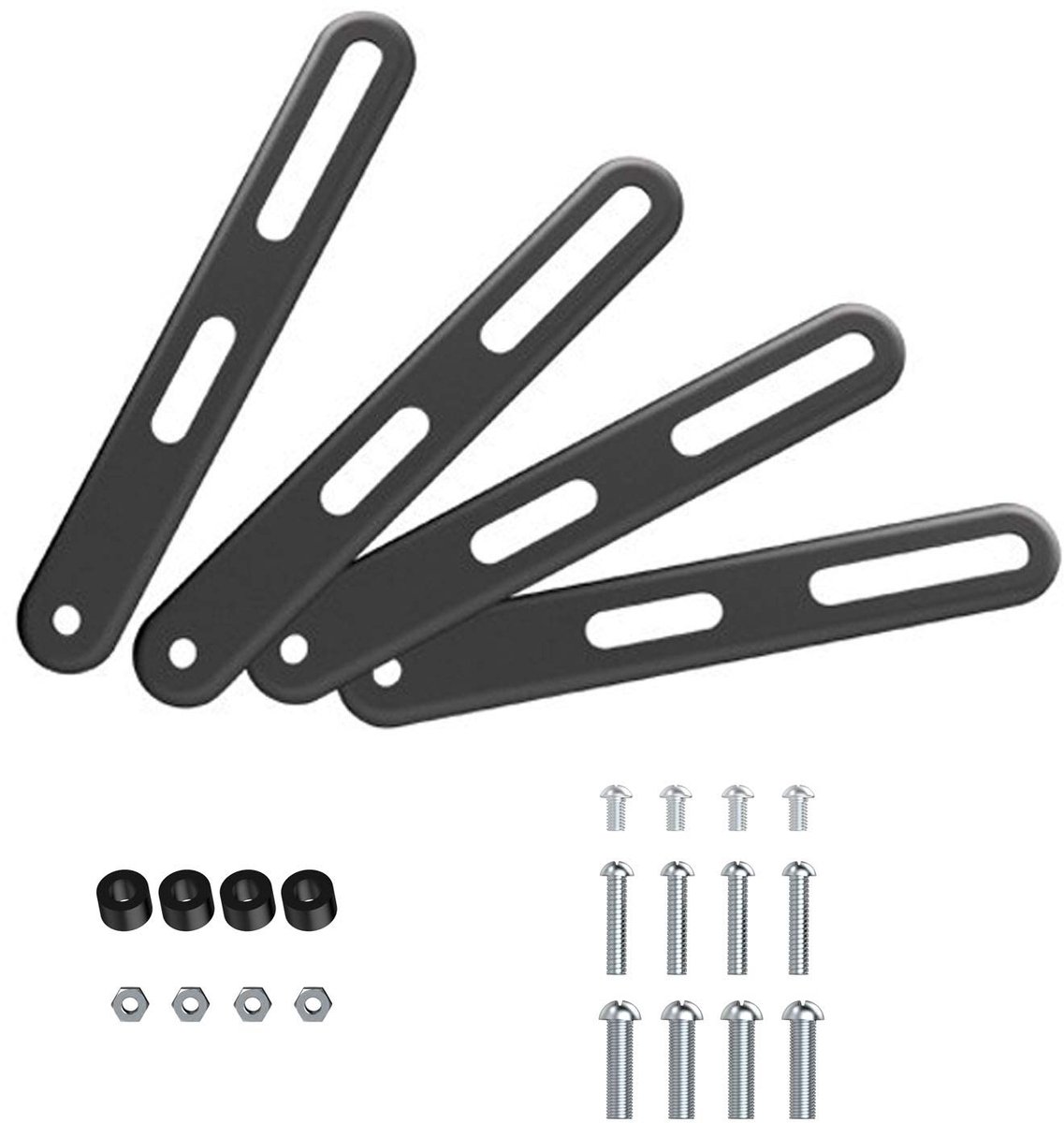 Invision VESA-adapterset voor tv-muurbeugels, past op alle bestaande VESA 200x200mm tv-beugels om grotere VESA-gatpatronen te bereiken, geschikt voor tv-schermen van 26"-55" [VESA]