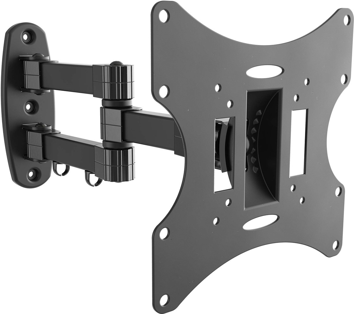 RICOO TV-muurbeugel draaibare tv-beugel voor 13-47 inch zwenkarm tv-beugel voor aan de muur S2522 muurbeugel kantelbare platte OLED gebogen tv-arm tot 15 kg & VESA 200 x 200 mm