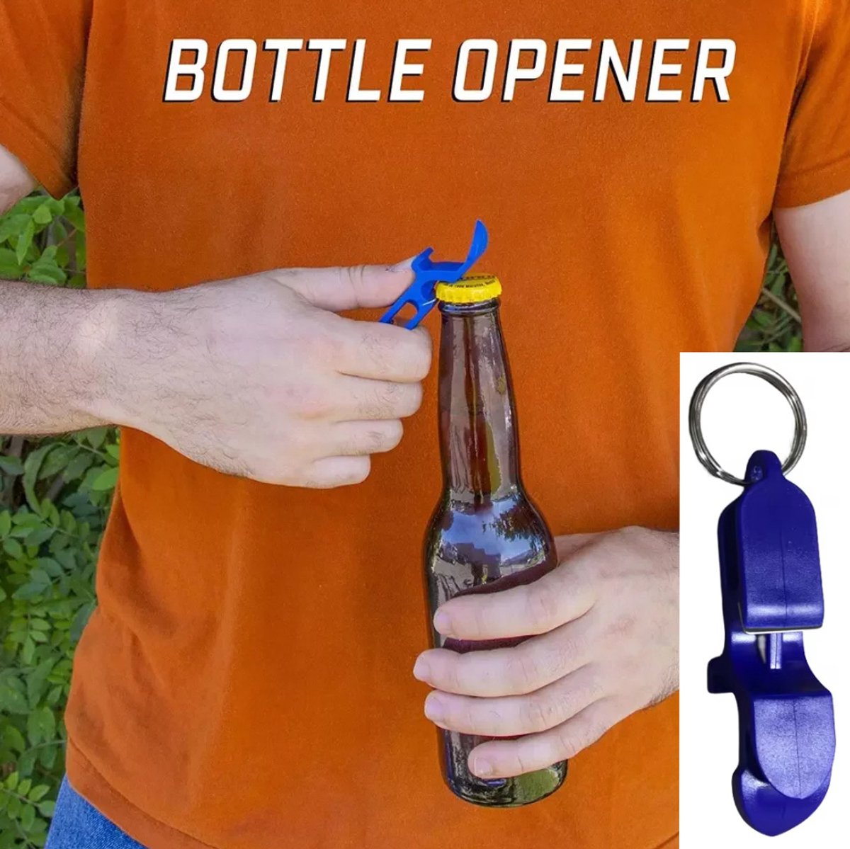 Multitool - Shotgun Tool - Blikopener - Flesopener – Bieropener - Blauw