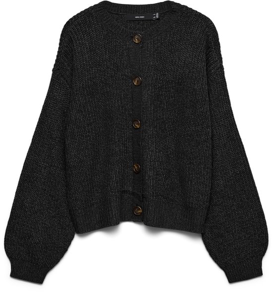 VERO MODA VMLEA LS O-NECK CARDIGAN NOOS Dames Vest - Maat L
