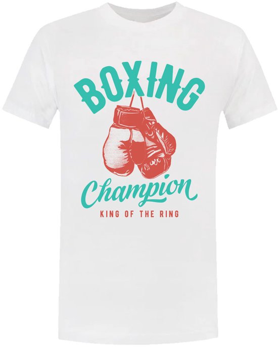 Boxing Champion Heren T-shirt - boksen - vechtsport - kickboksen - bokshandschoenen - bokser - shirt