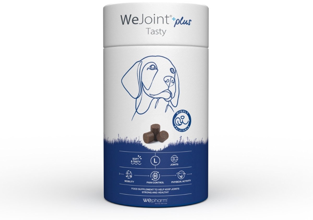 WePharm WeJoint PLUS Tasty Large Breeds - 30 Soft-Chews - Ondersteuning Voor De Gewrichten Voor Grote Honden - In Smakelijke Snack vorm - Natuurlijk Supplement