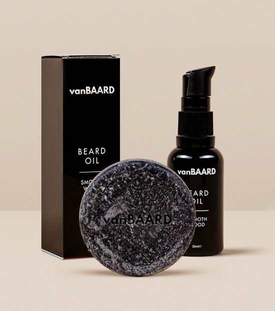 Coffret de soins pour la barbe vanBAARD - Huile de barbe et Shampooing pour barbe - Barbe courte et longue - Soin de la barbe - 60 grammes