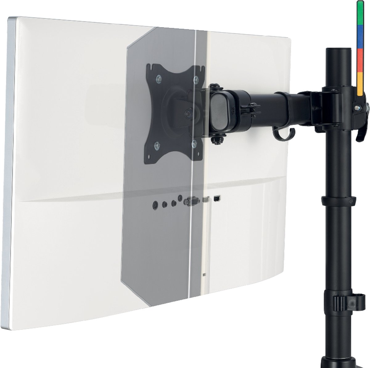 Kensington SmartFit Ergonomische Dubbele Monitor arm - tot 27 inch thumbnail 4