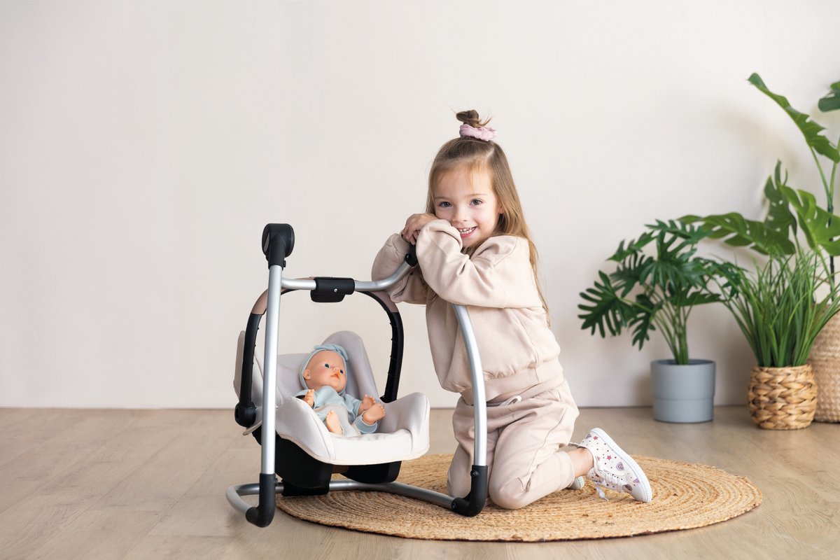Smoby - Maxi cosi kinderstoel voor pop tot 42cm - schommel - autostoel - tablet – foto 5