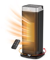 Bol.com Vulpes Goods® Tech - Elektrische Kachel - Ventilatorkachel - Keramische Kachel - 4 Standen - 2000W - Timer Afstandsbedie... aanbieding