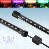 AquaKonings - aquariumverlichting - 38cm - 16 kleuren - Met afstandsbediening - Geschikt voor boven en onderwater - Aquariumlamp - aquarium licht