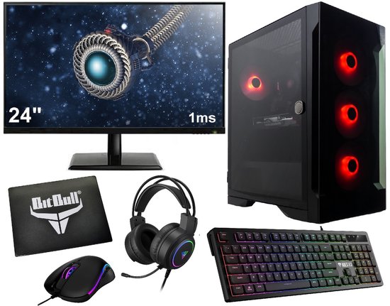 Afbeelding van AMD Ryzen 7 5700G 8-Core Budget Game PC SET met RGB LED Review - Uitgebreide Test