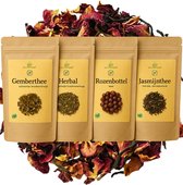 Mito Tea - Losse Thee - Deluxe Theepakket - Proefpakket Met 4 Verschillende Losse Thee * Special Taste * 4X 25 Gram - Random - Voorzien Van De Beste Ingrediënten