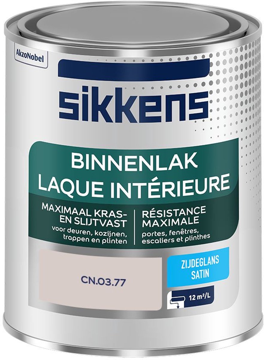 Sikkens - Binnenlak Zijdeglans - Cn.03.77 - Mengverf - 750 Ml
