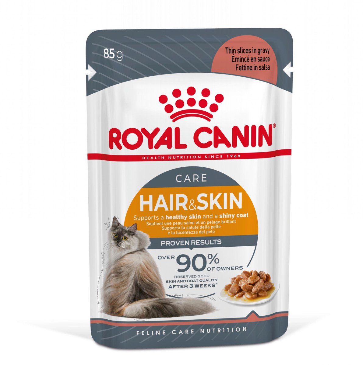 48x85g 7+ Intense Beauty in Saus Royal Canin Kattenvoer