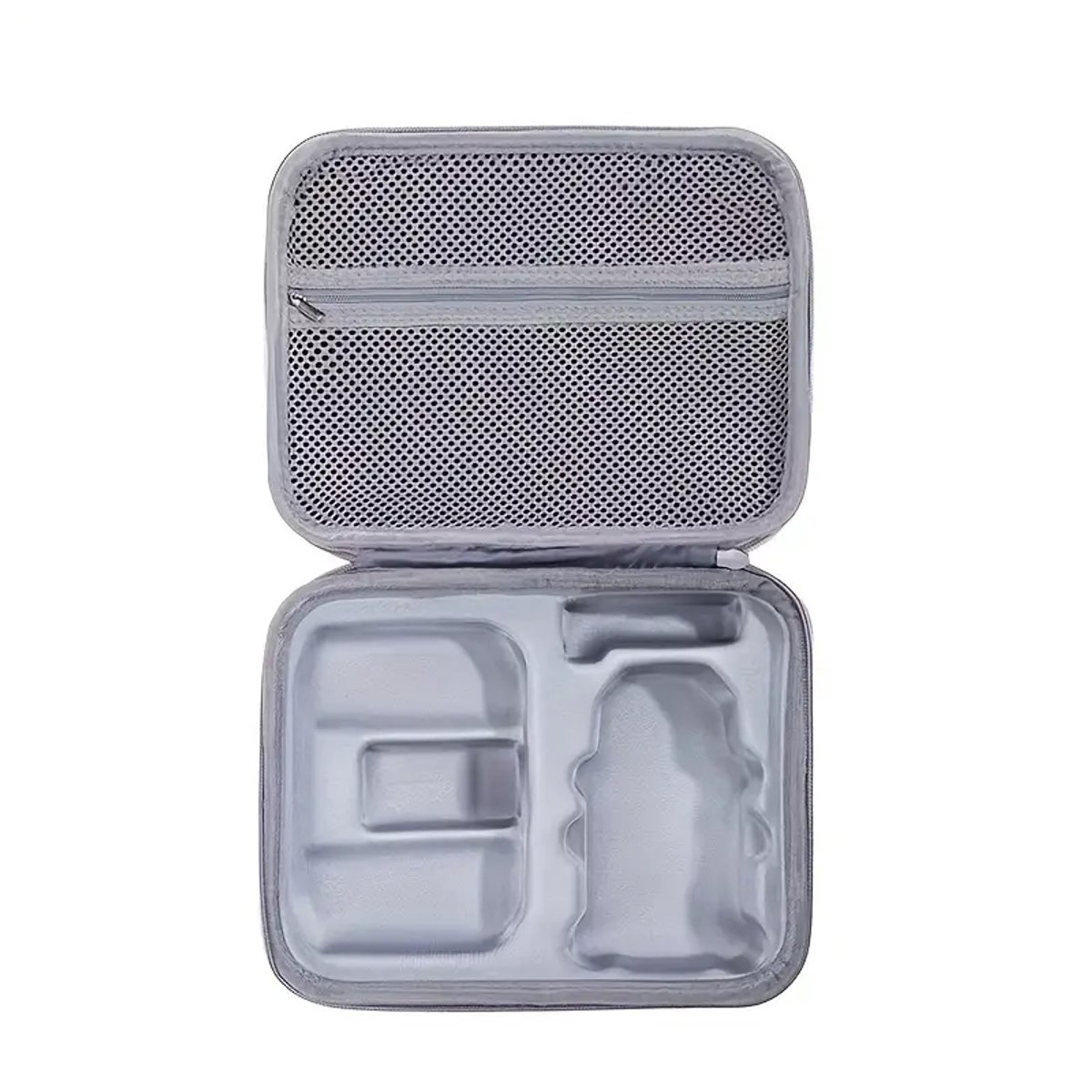 Koffer geschikt voor DJI Mavic Mini 2/ Mini 2 SE/Mini 4k - Tas - Opbergtas - Case - Accessoires - Grijs - 20,5 x 19 x 10 cm