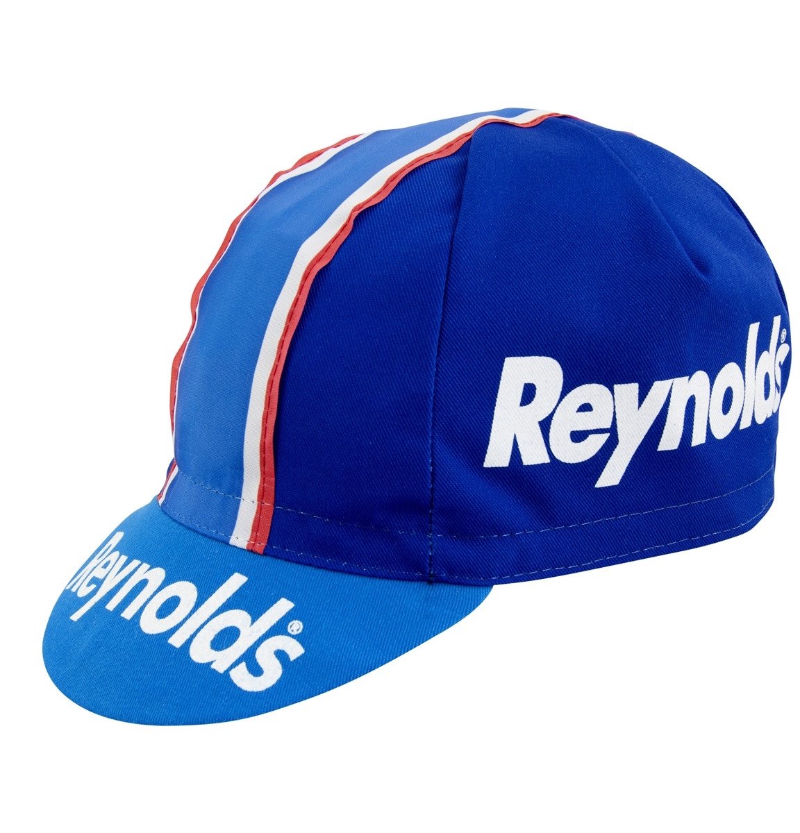 Retro Koerspet Reynolds - Fietspetje Blauw Wit