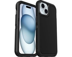 Voor iPhone 16e, 15, 14, 13 met MagSafe, schokbestendig, valbestendig, ultrarobuust, 5x getest volgens militaire standaard, Zwart