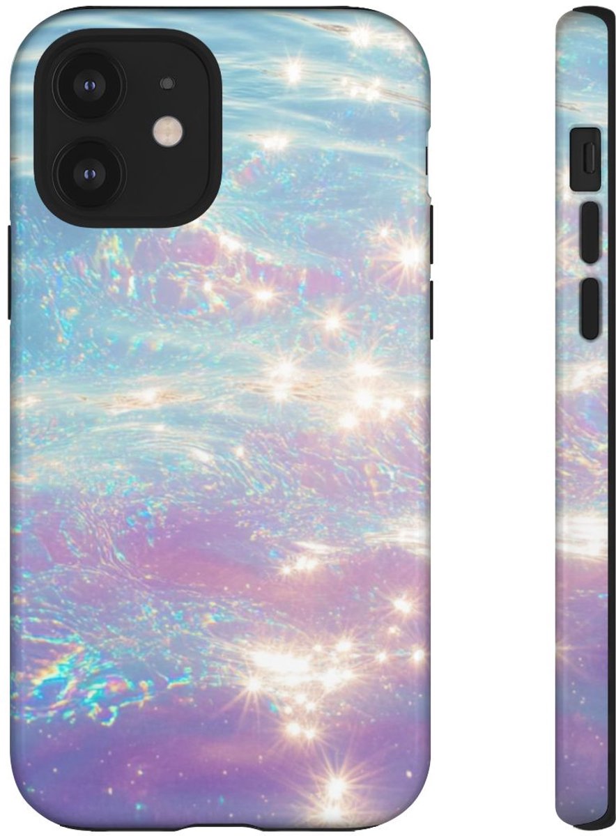 Iridescerend Waterglans Ontwerp – Telefoonhoesje Geschikt voor iPhone 12